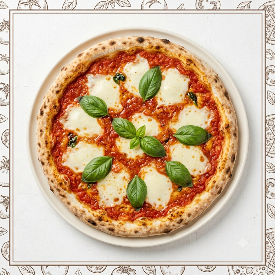 بيتزا مارجريتا (Margherita Pizza)